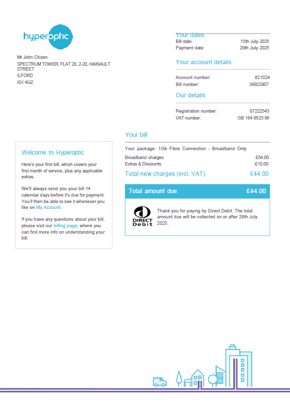 Minol USA business utility bill 